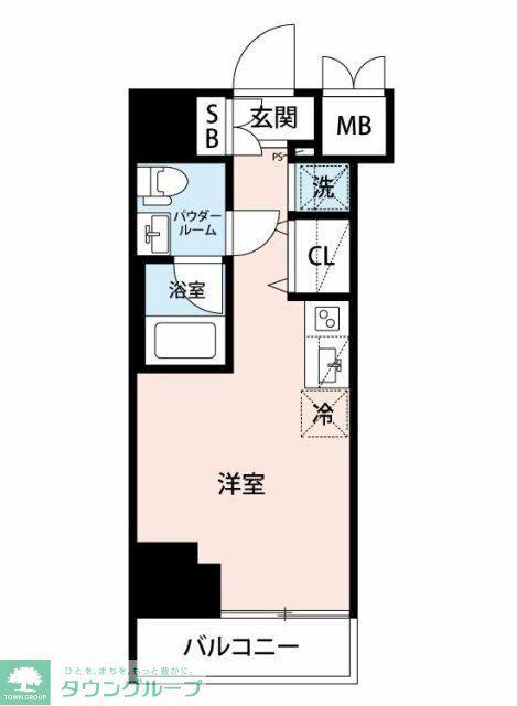 マイナビSTAY川崎2(ワンルーム/2階)の間取り写真