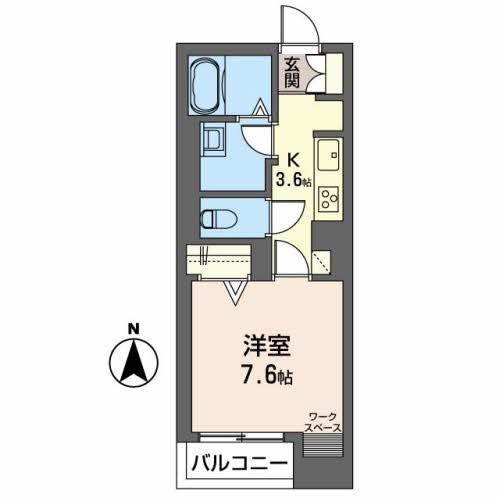 グランメゾン泉(1K/1階)の間取り写真