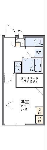 レオパレスK南片江(1K/2階)の間取り写真