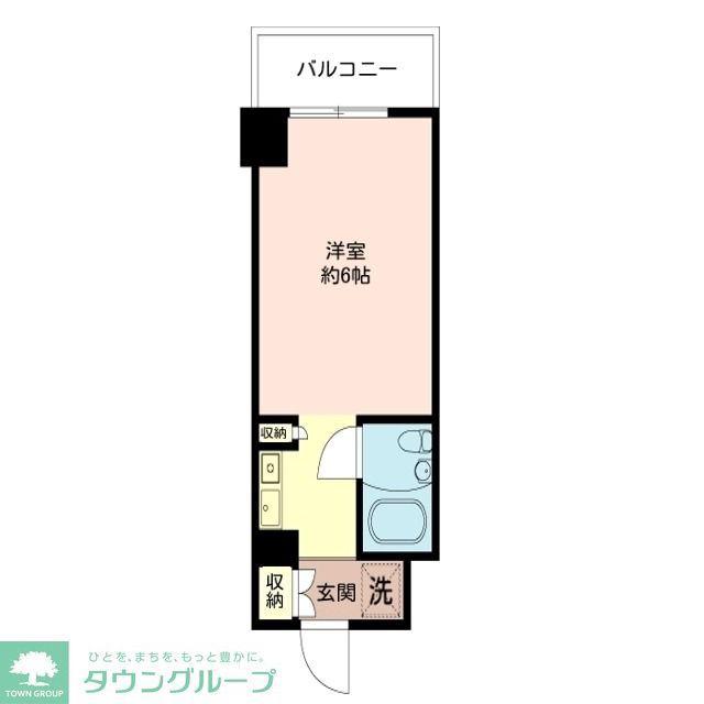 吉祥寺本町ビューハイツ(ワンルーム/2階)の間取り写真
