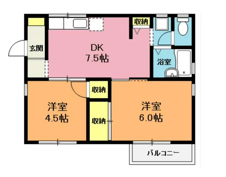 サンコーポ 1階階 間取り