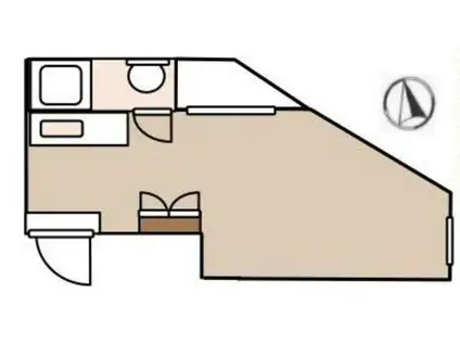 メゾン・ド・ノア聖蹟桜ヶ丘(ワンルーム/5階)の間取り写真