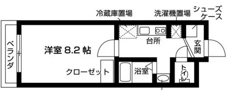 ヴェルデ向ヶ丘 1階階 間取り