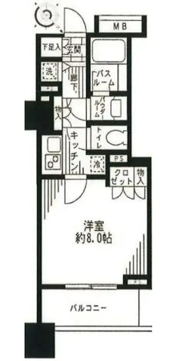 シティタワー横濱 3階階 間取り