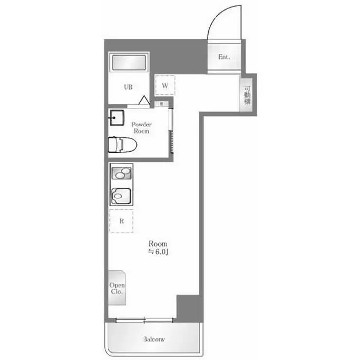 セブンスターマンション第8五反田 11階階 間取り