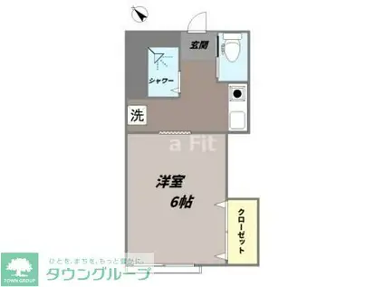 AZUMI-SOU(1K/2階)の間取り写真