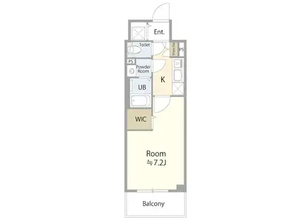 エスリード栄 THE PARK(1K/5階)の間取り写真