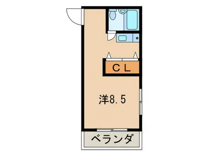 アパ-トメントハウスNN(ワンルーム/3階)の間取り写真