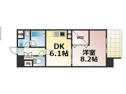 アクト・セイワ(1DK/2階)の間取り写真