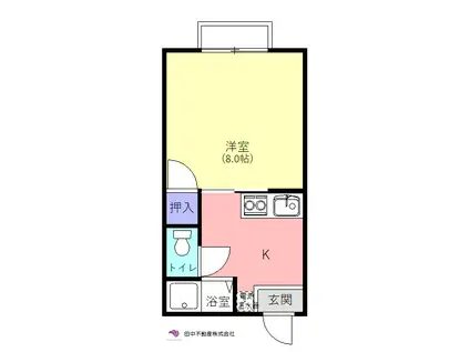 ライトドミトリー(1K/2階)の間取り写真