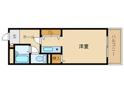 スタンダップ藤井寺(1K/3階)の間取り写真