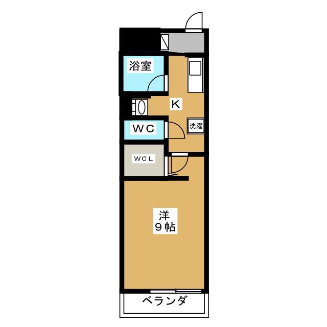 フィットONE蘇我(1K/1階)の間取り写真