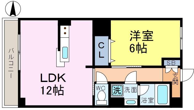 LS BUIL CRAFT(1LDK/2階)の間取り写真