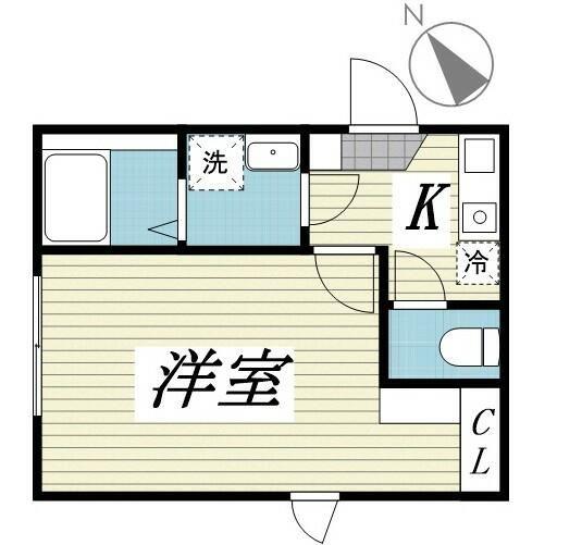 LE GRAND MAITA(1K/2階)の間取り写真