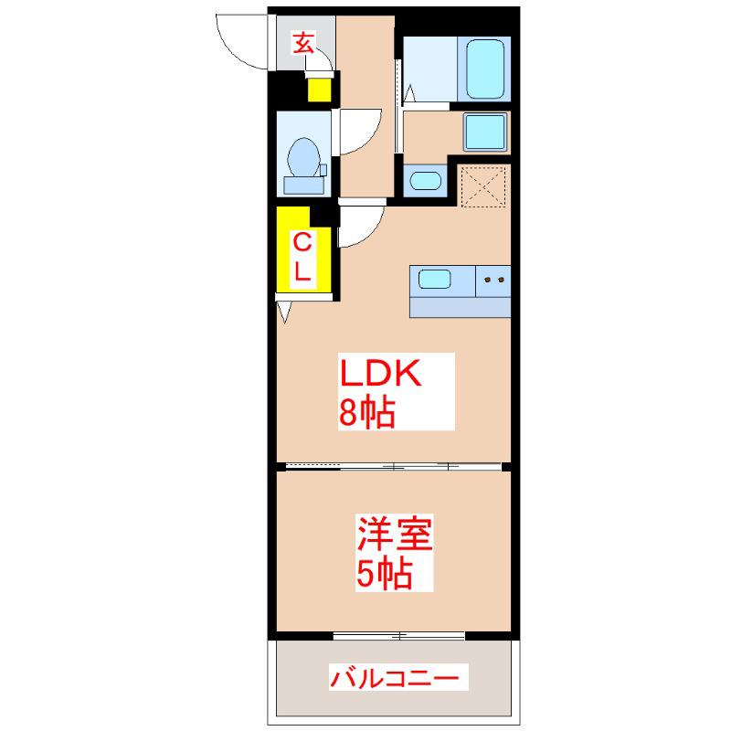 YSBLD.22(1LDK/3階)の間取り写真