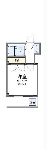 レオパレス春吉(1K/3階)の間取り写真
