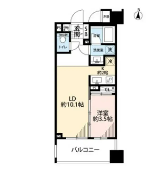 ダイナシティ西川口 6階階 間取り