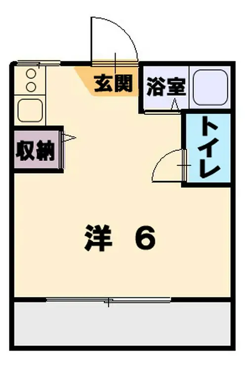 湘南エクセルハイツ 1階階 間取り