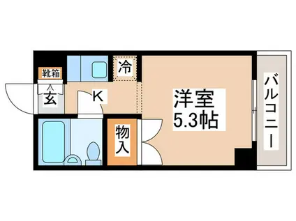 ハウス中村(1K/3階)の間取り写真