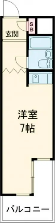 ジョイフル早稲田 2階階 間取り