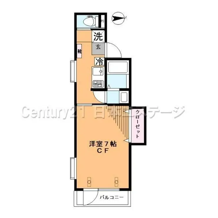 アネックス 2階階 間取り