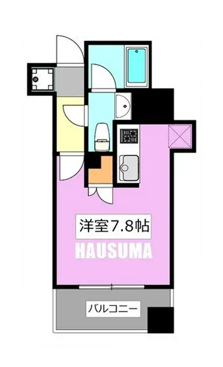 コンフォリア東池袋WEST 4階階 間取り