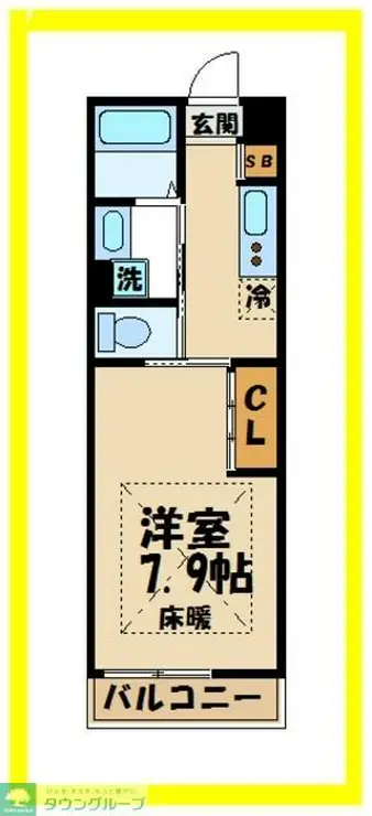 リブリ・エクレール 3階階 間取り