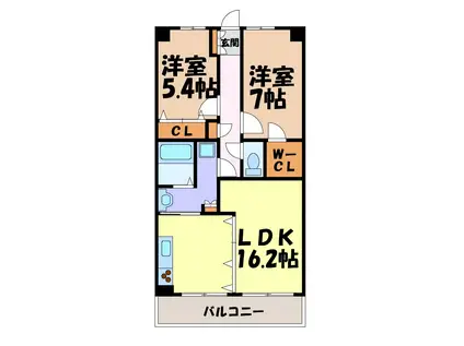 プレディアスタイル千種北(2LDK/13階)の間取り写真