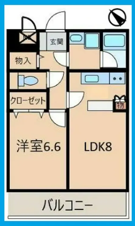 日興ロイヤルパレス白山 2階階 間取り