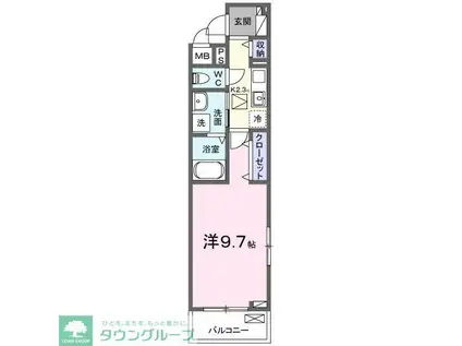 エメラ ファミーユ(1K/1階)の間取り写真