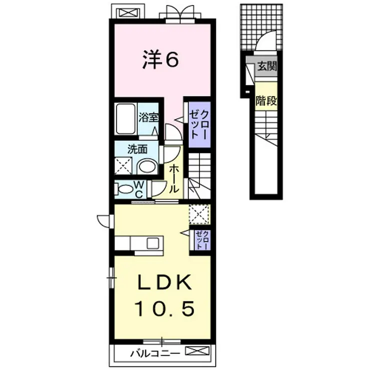 フルラージュ 2階階 間取り