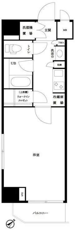 ルーブル浜松町 5階階 間取り