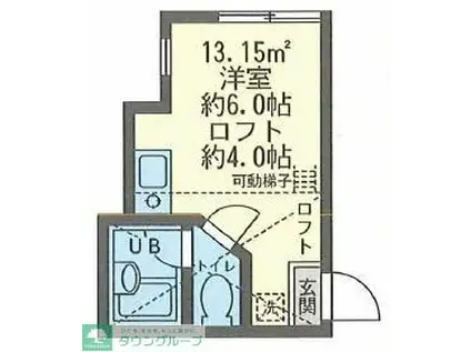 ユナイト鶴見ONE(ワンルーム/2階)の間取り写真