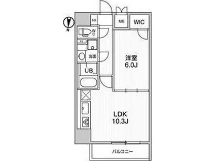 レオーネ南千住II(1LDK/4階)の間取り写真