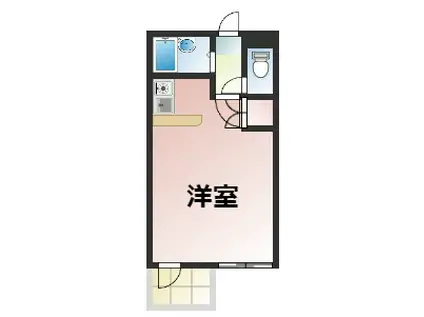 辻産業第16ビル(ワンルーム/3階)の間取り写真