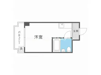 アンヘルム野田(ワンルーム/2階)の間取り写真