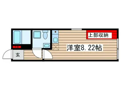 ビーイーグランド清澄(ワンルーム/4階)の間取り写真