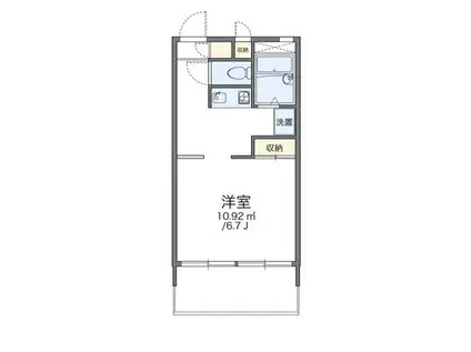 レオパレスソレーユ青江第一(1K/3階)の間取り写真