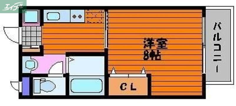 アーバンネット新屋敷(1K/1階)の間取り写真