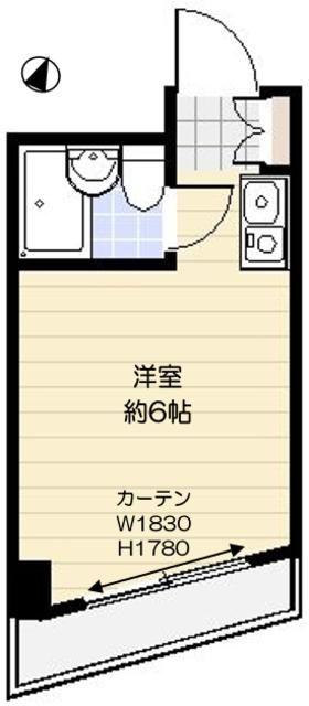 エトワール目白台(ワンルーム/5階)の間取り写真