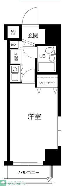 日神パレス西台第3(1K/4階)の間取り写真