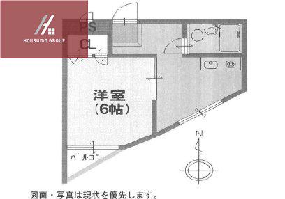 メゾン深野II(1K/3階)の間取り写真