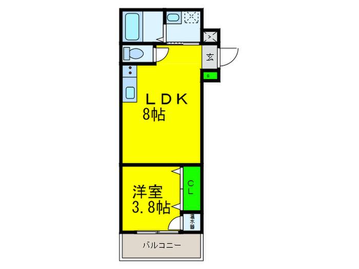 YSMAISONGRACE(1LDK/1階)の間取り写真
