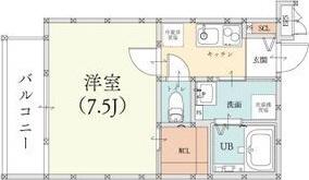 REGIES柴原阪大前II(1K/3階)の間取り写真