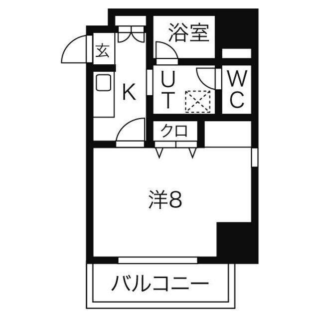 MS HOUSE 1(1K/2階)の間取り写真