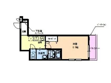 フジパレス神崎川II番館(1K/2階)の間取り写真