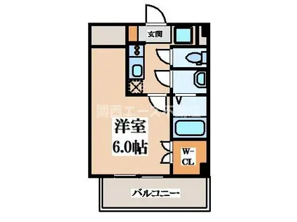 CHANCE八尾本町(1K/3階)の間取り写真