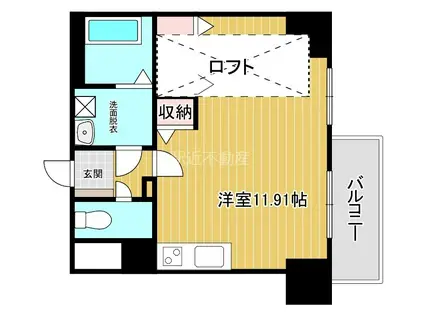 KATAYAMA BLDG 26(ワンルーム/10階)の間取り写真