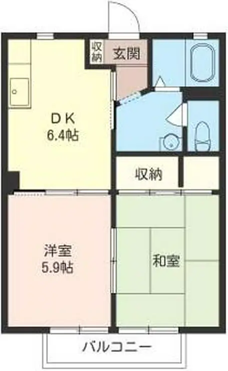 AMOURミズノ 2階階 間取り