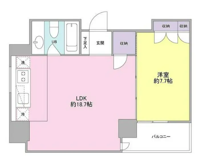 フォレストタウン参宮橋 6階階 間取り